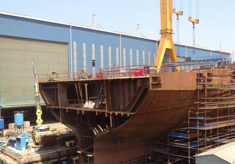 INSTALLATION OF MODERN SHIPYARDS & SERVICE SUPPORT